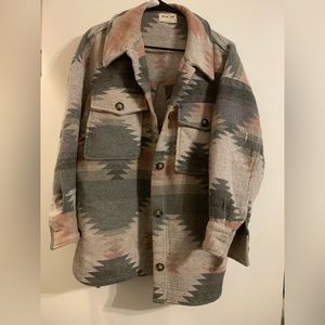 Aztec shacket